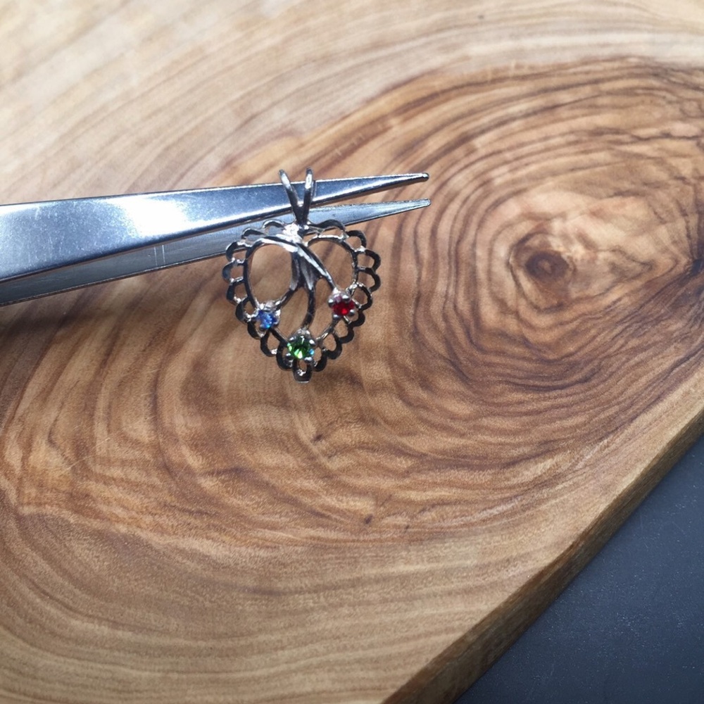 Heart silver pendant (new)